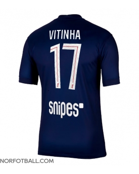 Billige Fotballdrakt Paris Saint-Germain Vitinha #17 Replika Hjemmedrakt 2025-26 Kortermet